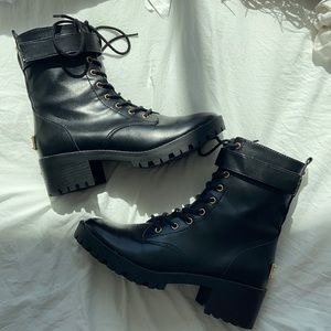 Juicy Couture combat boots